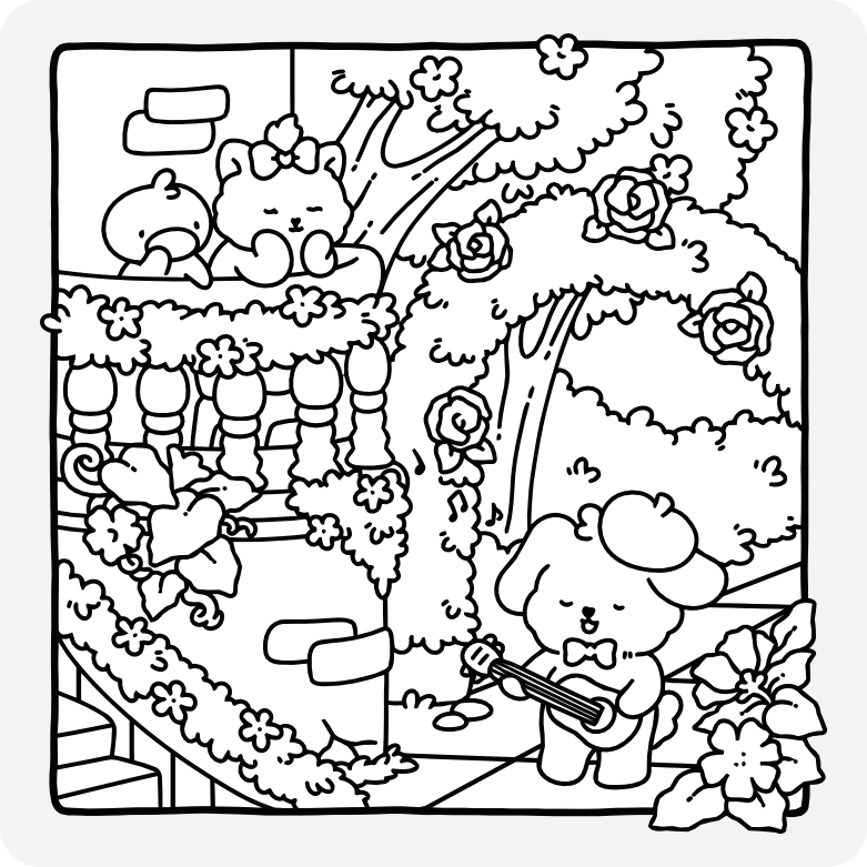 Printable coloring page #628