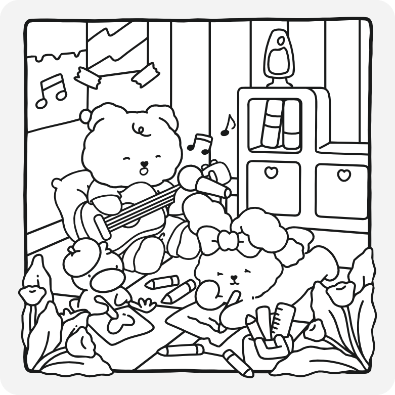Printable coloring page #638