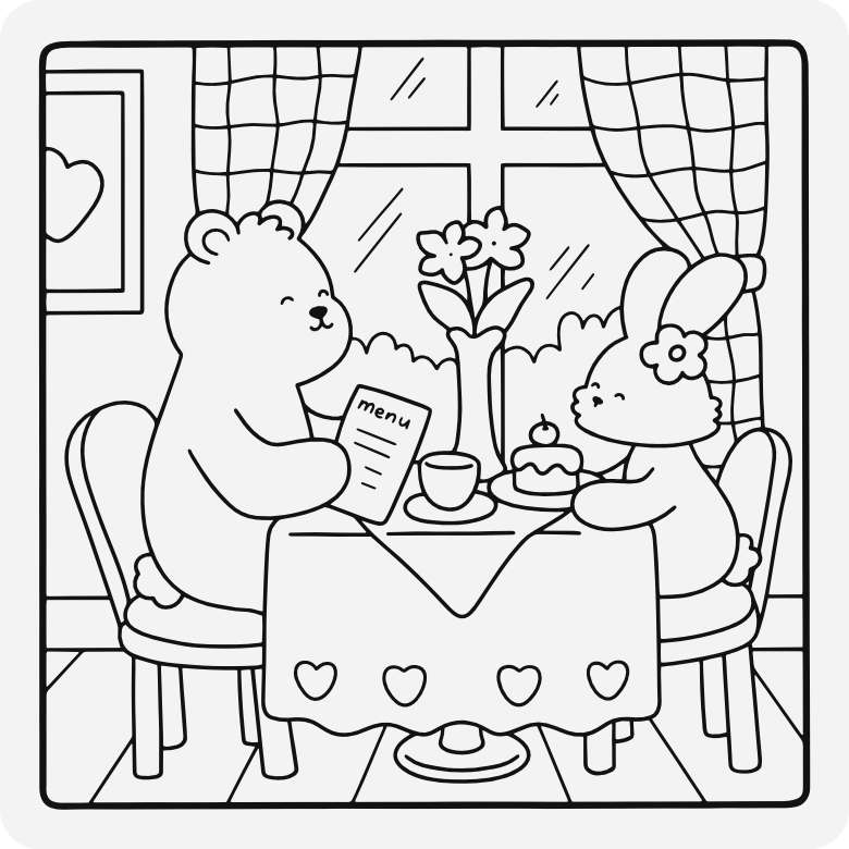 Printable coloring page #686