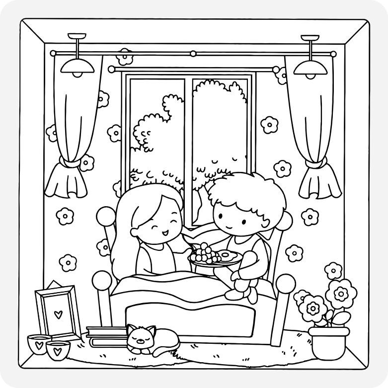 Printable coloring page #725