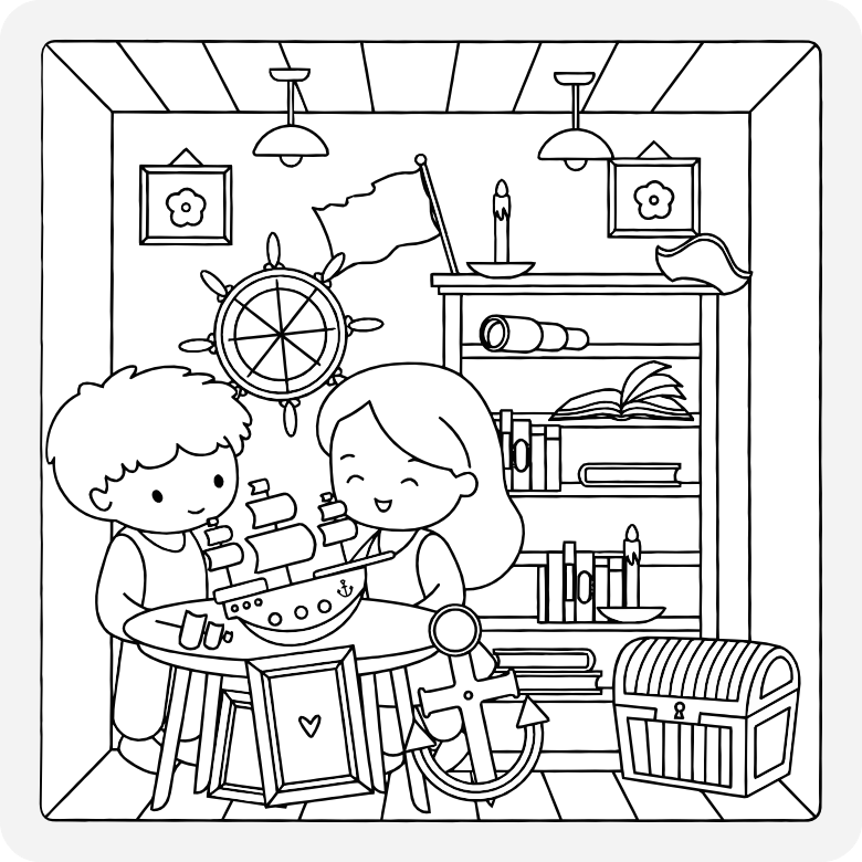 Printable coloring page #729