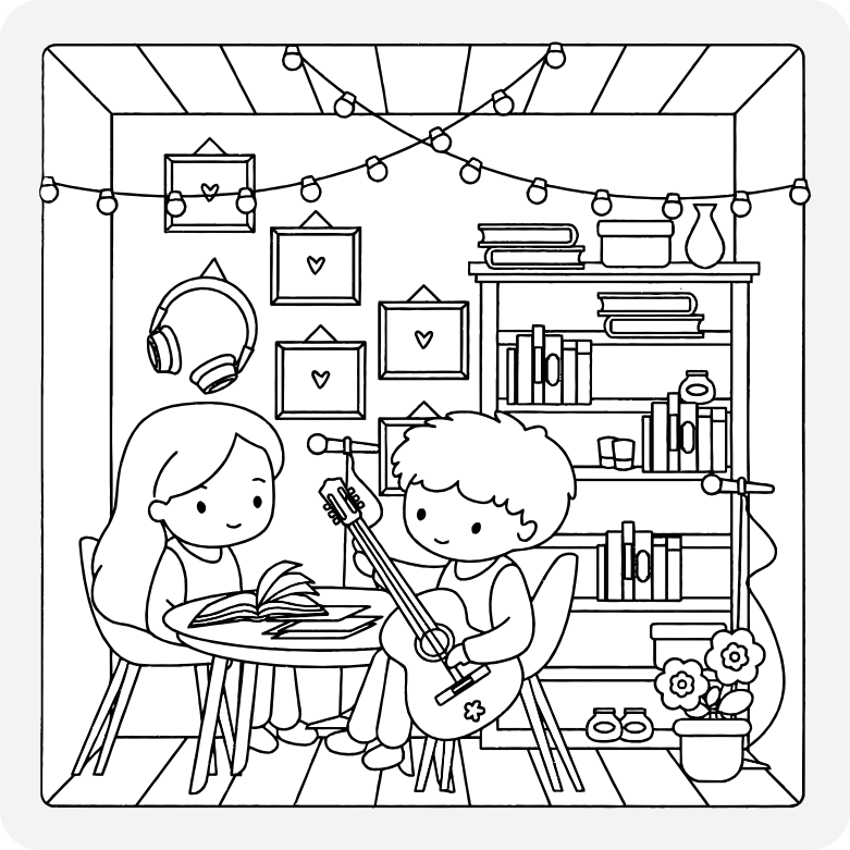Printable coloring page #730