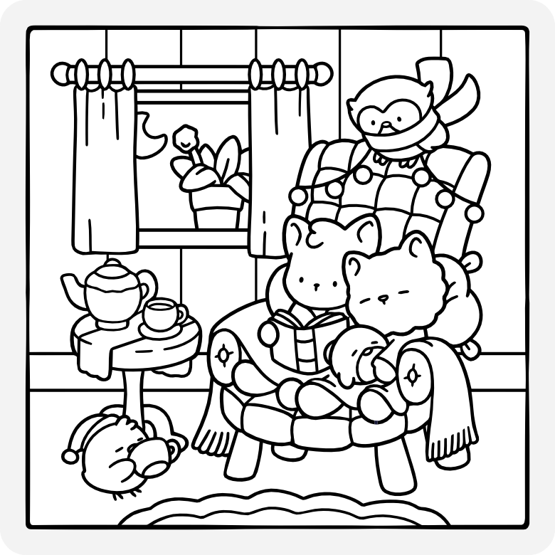 Printable coloring page #736