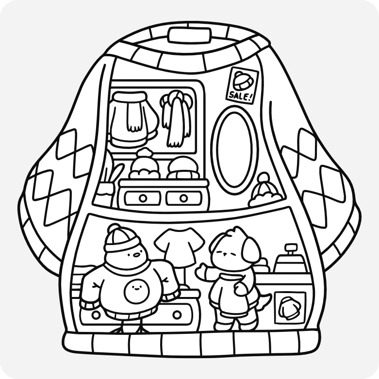 Printable coloring page #737