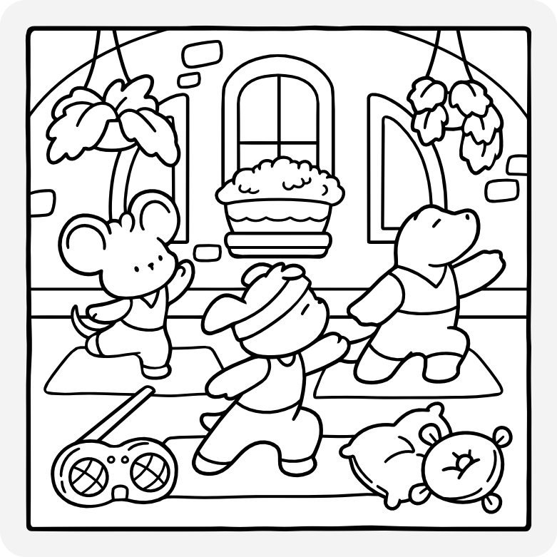 Printable coloring page #742
