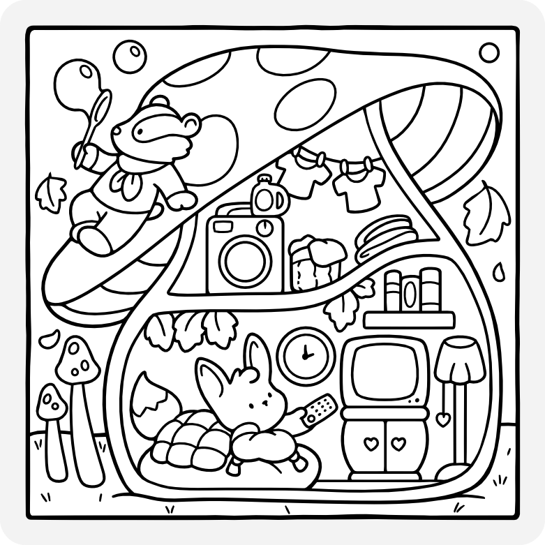 Printable coloring page #752