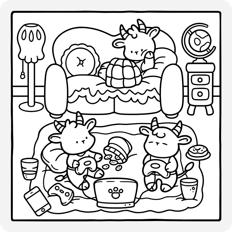 Printable coloring page #754