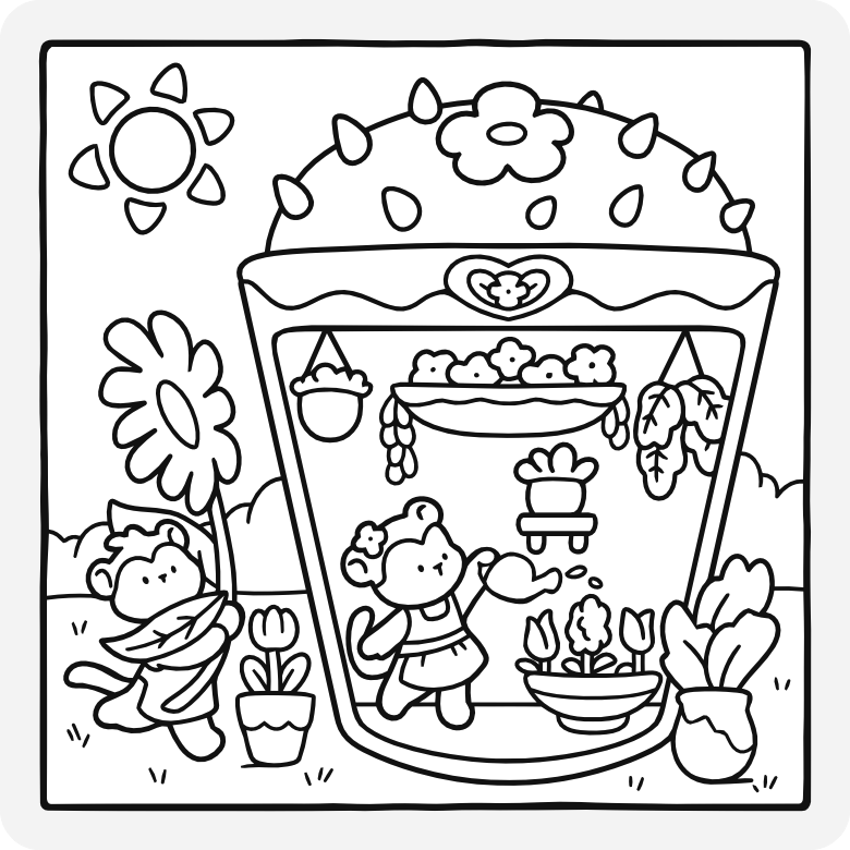 Printable coloring page #761
