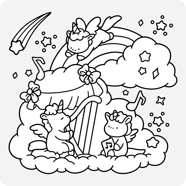 Printable coloring page #770