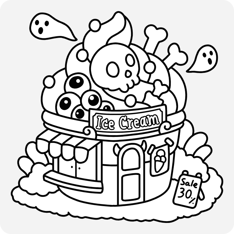 Printable coloring page #783