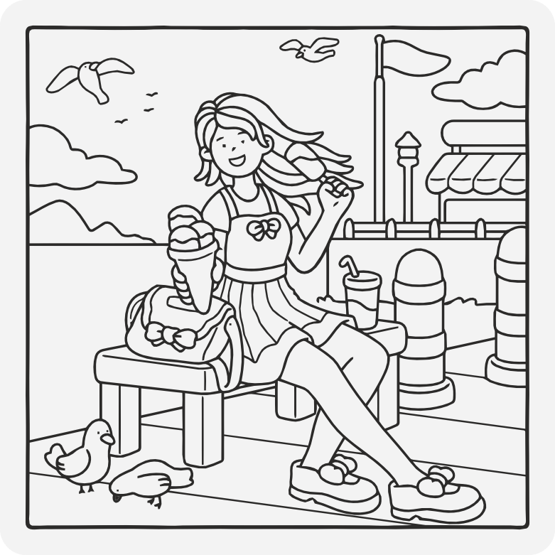 Printable coloring page #8