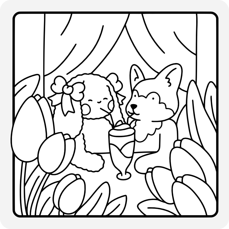 Printable coloring page #828