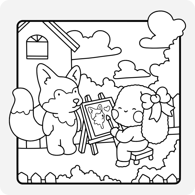Printable coloring page #832