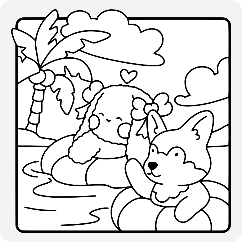 Printable coloring page #836