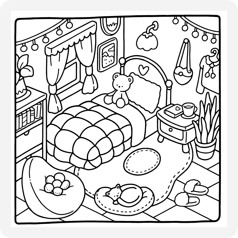 Printable coloring page #852