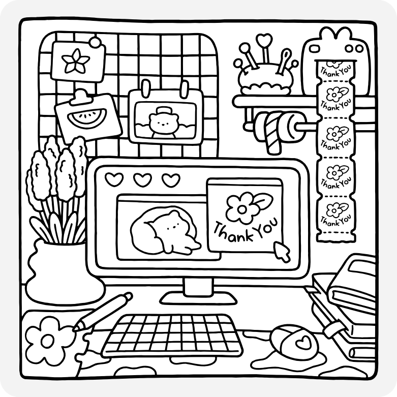 Printable coloring page #853