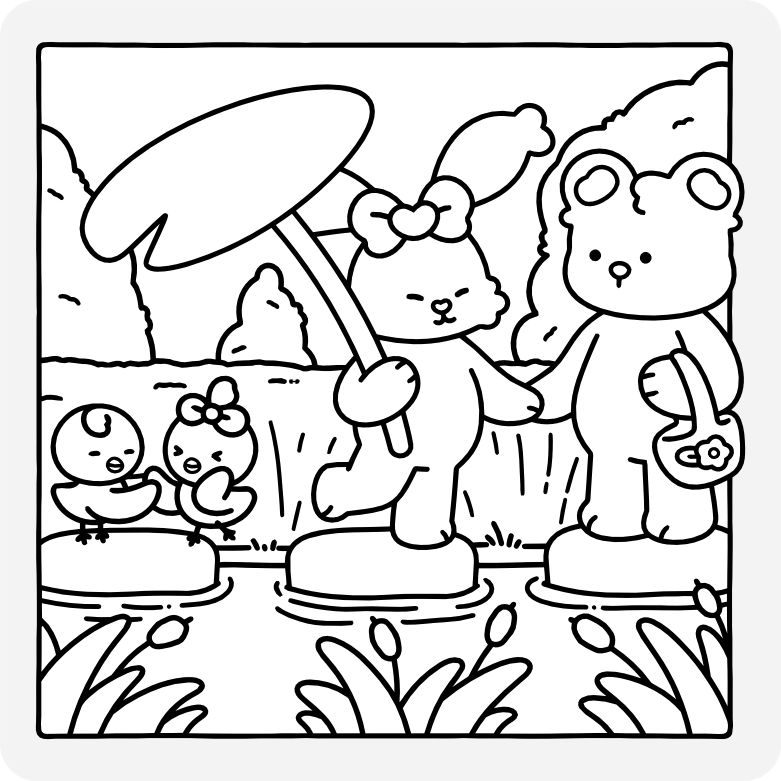 Printable coloring page #861