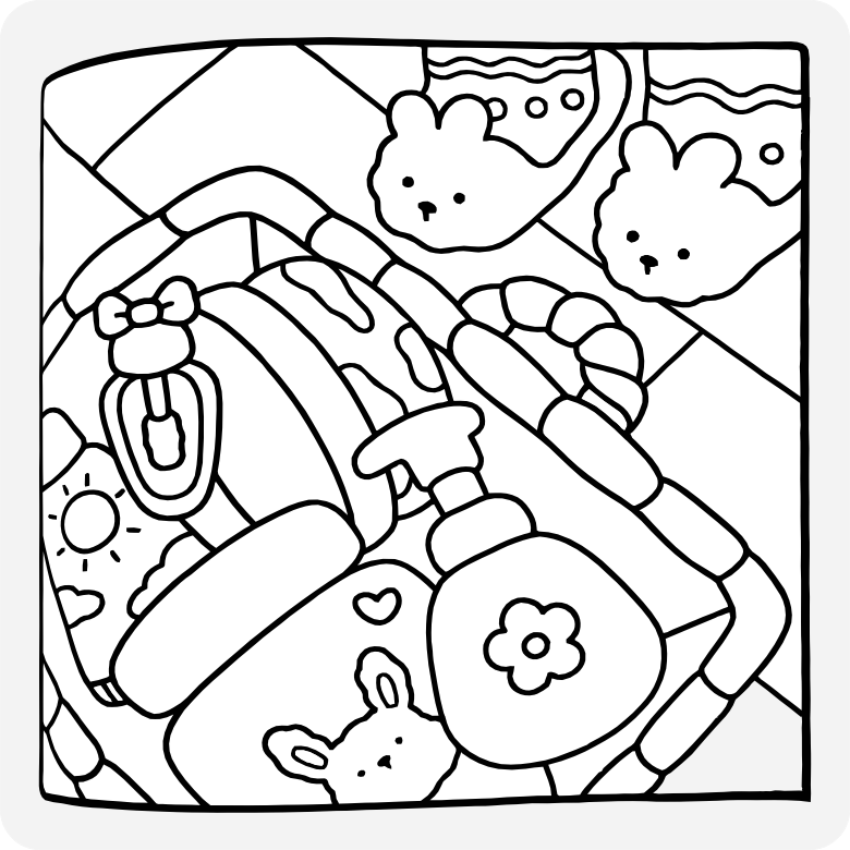 Printable coloring page #989